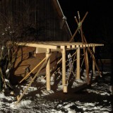 Holzunterstand